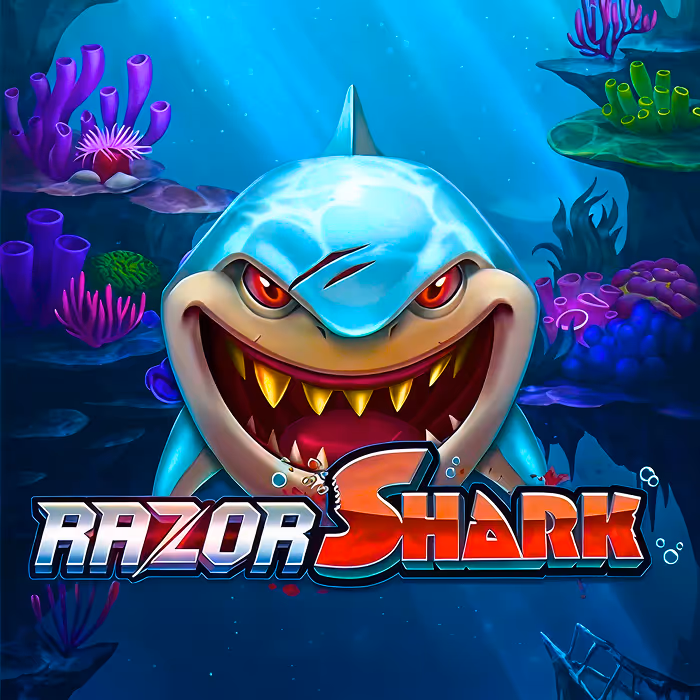 Razor Shark underwater slot with mystery stacks and bonus game